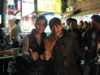 逢甲夜市小吃美食推薦豐收王國免剝殼蝦活蝦現烤逢甲創始總店_圖片(2)