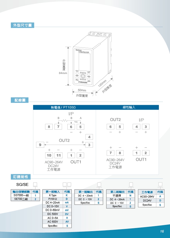 SE700滑軌型雙組輸出/直流電壓/電流,熱電偶溫度轉換器,直流雙組輸出熱電偶溫度轉換器,可規劃測温電阻溫度轉換器,PT100歐姆溫度傳訊器,類比兩線式傳訊器,微電 - 20171014134811-960322413.jpg(圖)