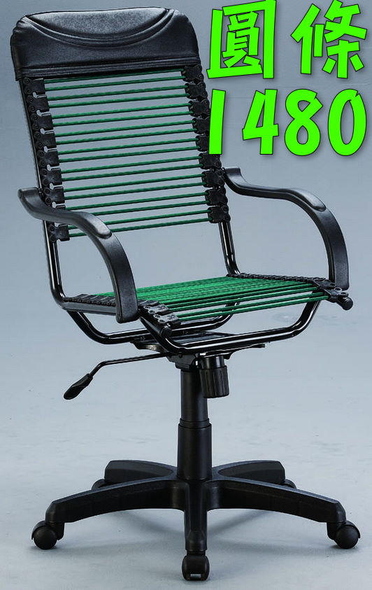 【嘉義彈力條專賣】S320A舒適透氣堅固耐用，中型大彈力扁條，電腦椅，健康椅(有扶手) - 20090906013937_397672984.jpg(圖)