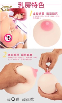 【夜緣‧咪咪樂 蜜桃美乳自慰器】情趣用品第一交椅-情趣用品汽車旅館_圖片(2)