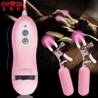 【震撼我的雙峰-omysky-巔峰震撼10段變頻高質感雙震動乳頭夾】情趣用品按摩棒_圖片(1)