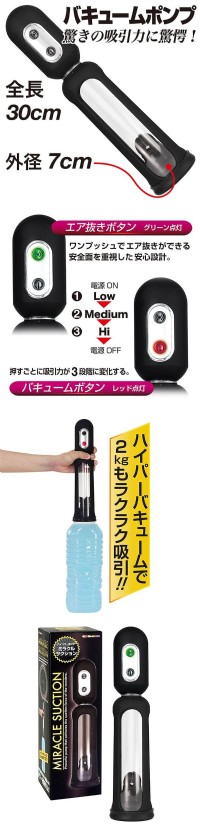 【日本原裝進口NPG．奇蹟3段吸力真空吸吮助勃器】情趣商品 pchome-情趣商品 快速到貨_圖片(2)